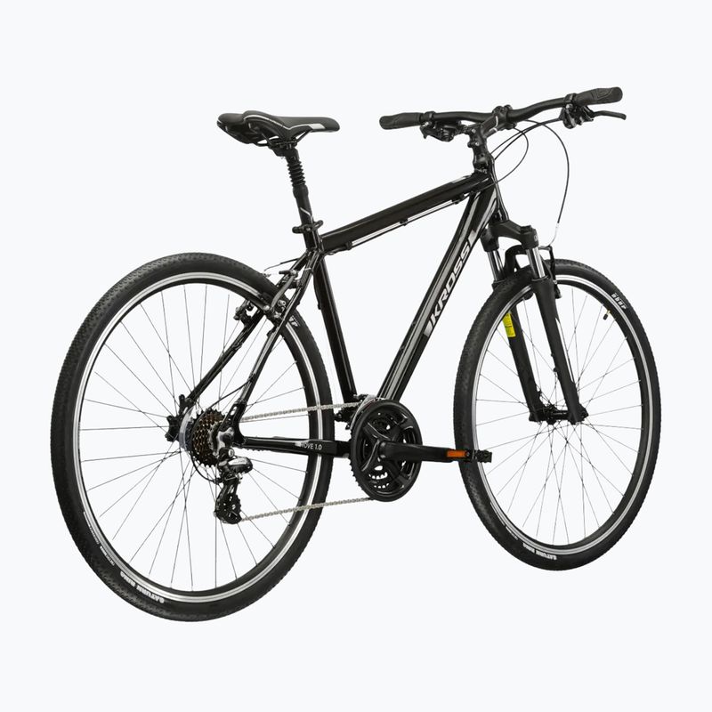Bicicletta urbana da uomo KROSS Move 1.0 black/silver/gloss 3