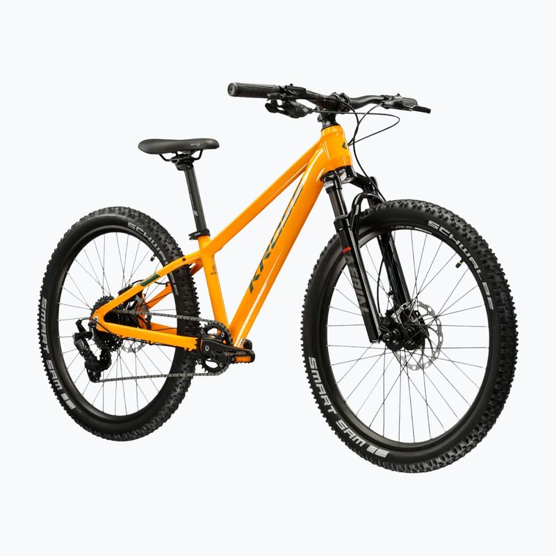 Bicicletta per bambini KROSS Level Jr 4.0 orange/green/gloss 2