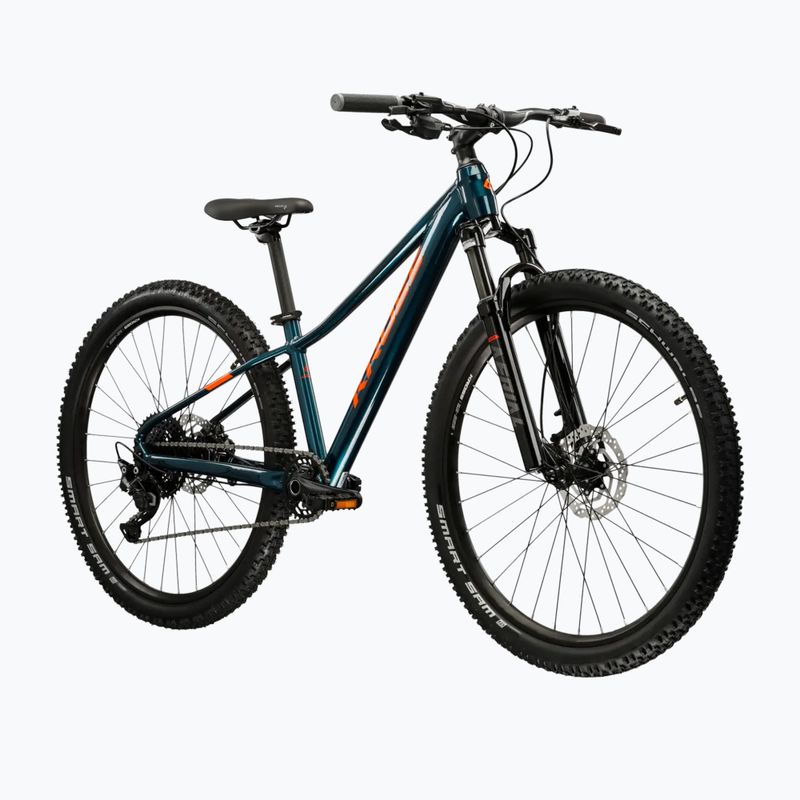 Bicicletta per bambini KROSS Level Jr 5.0 turquoise/orange/gloss 2
