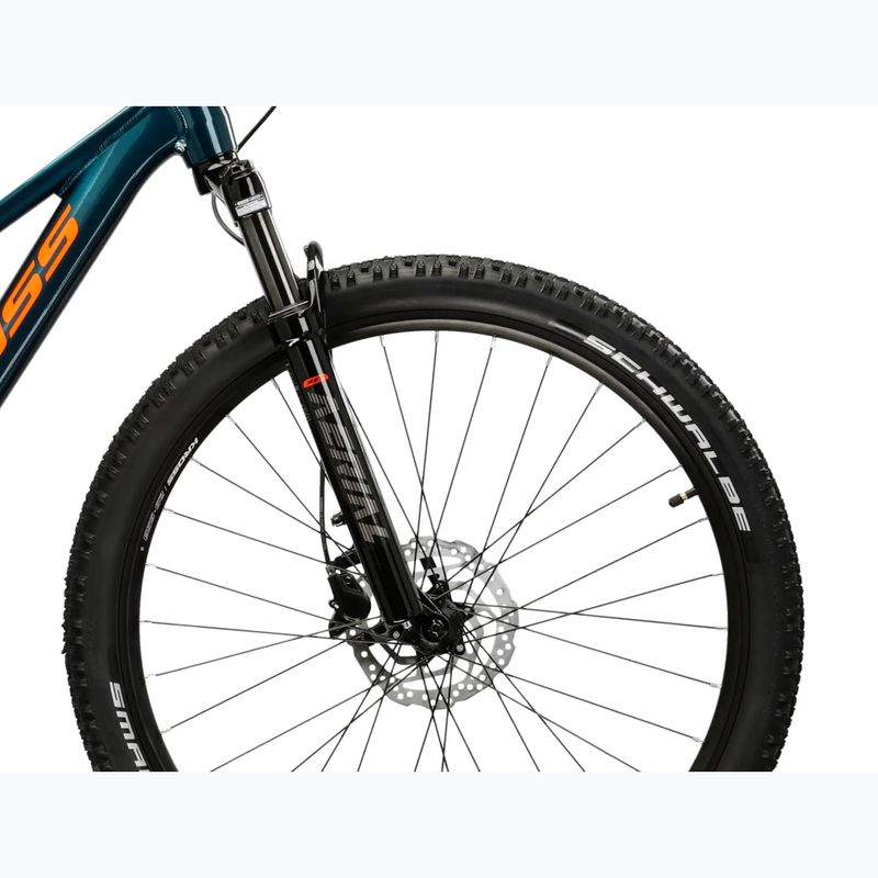 Bicicletta per bambini KROSS Level Jr 5.0 turquoise/orange/gloss 6