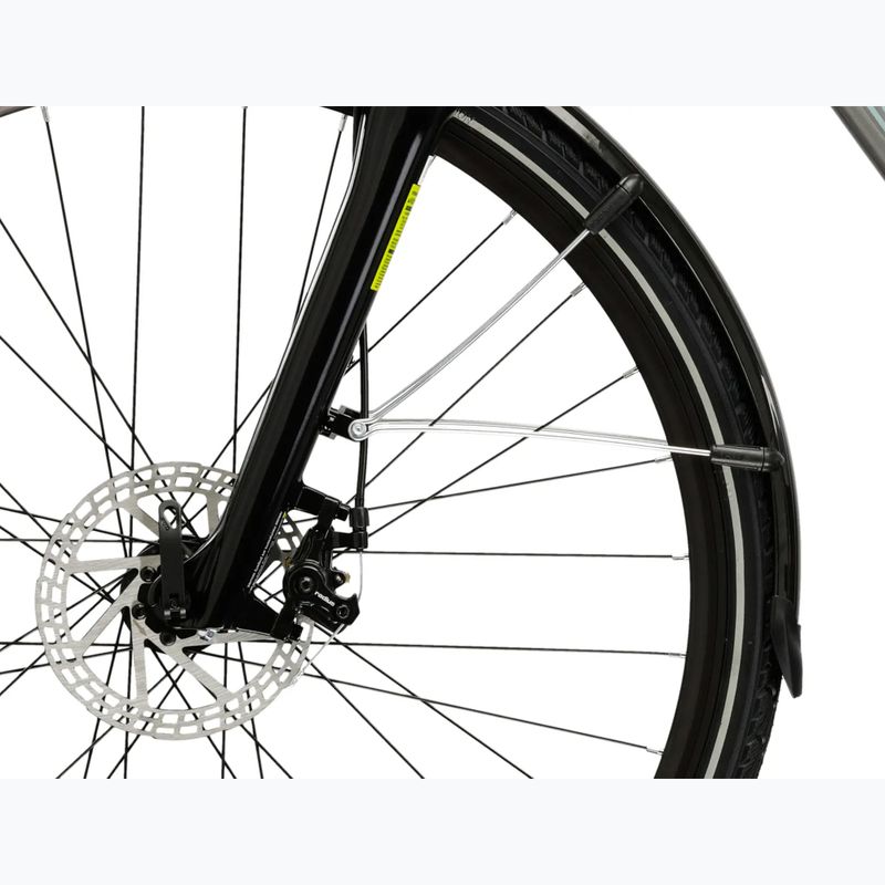 Bicicletta trekking da uomo KROSS Trans 3.0 silver/blue/gloss 7