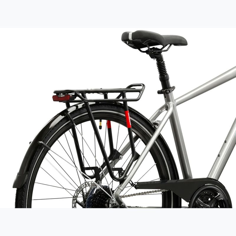 Bicicletta trekking da uomo KROSS Trans 3.0 silver/blue/gloss 11