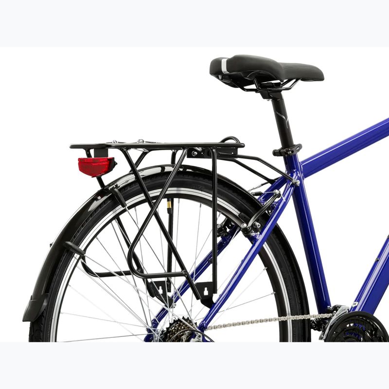 Bicicletta trekking da uomo KROSS Trans 1.0 navy blue/silver/gloss 10