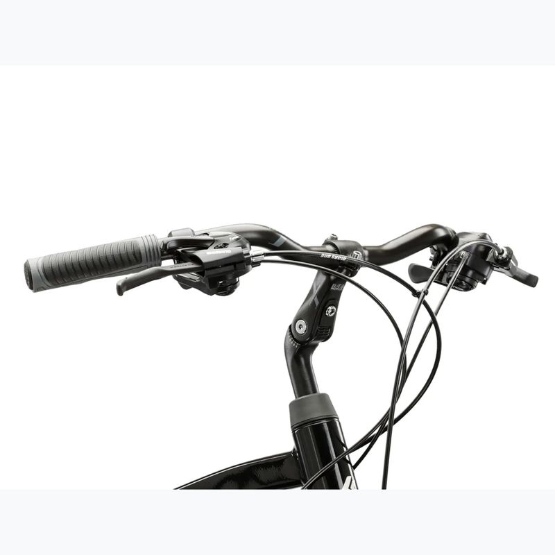 Bicicletta trekking da uomo KROSS Trans 1.0 black/silver/gloss 4