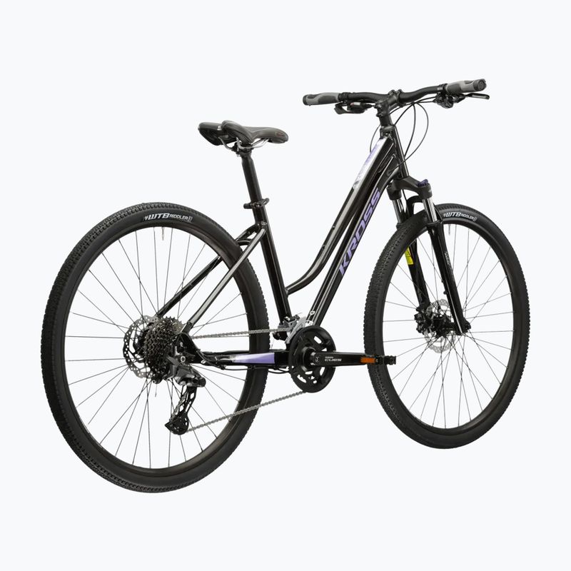 Bicicletta cross da donna KROSS Evado 7.0 In black/purple/gloss 3