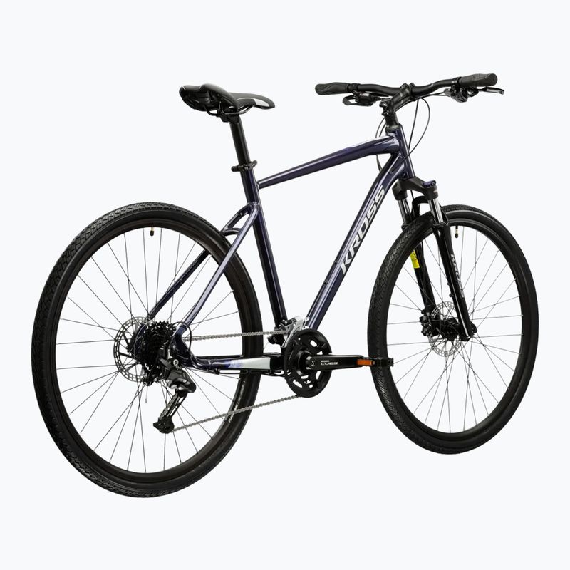 Bicicletta cross KROSS Evado 5.0 navy/silver/gloss 3