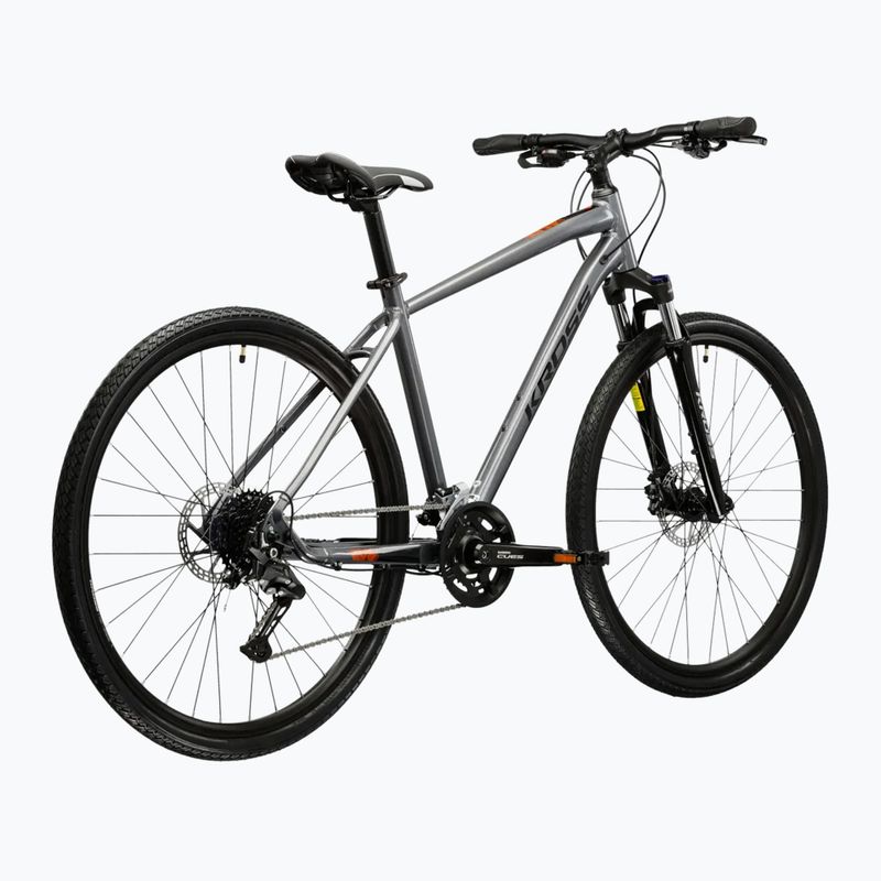 Bicicletta cross KROSS Evado 5.0 grey/black/gloss 3