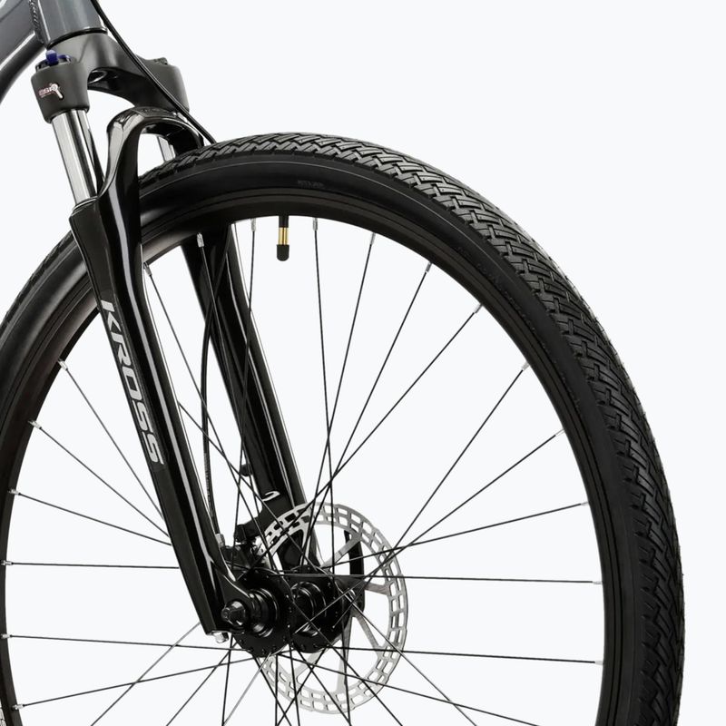 Bicicletta cross KROSS Evado 5.0 grey/black/gloss 5