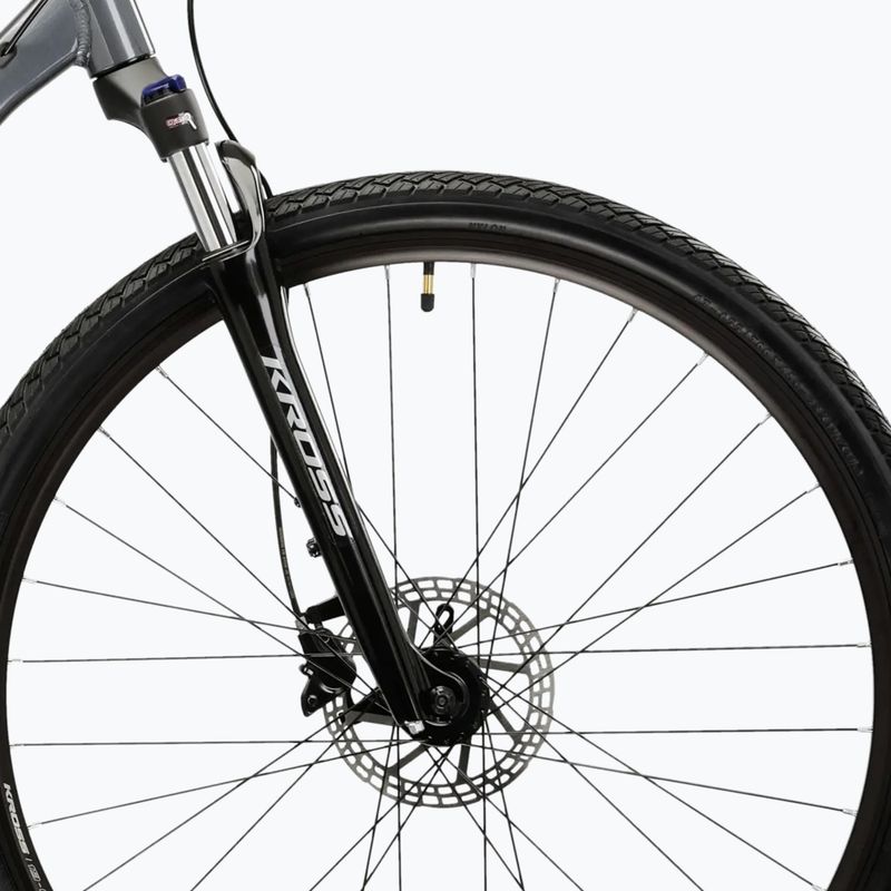 Bicicletta cross KROSS Evado 5.0 grey/black/gloss 6