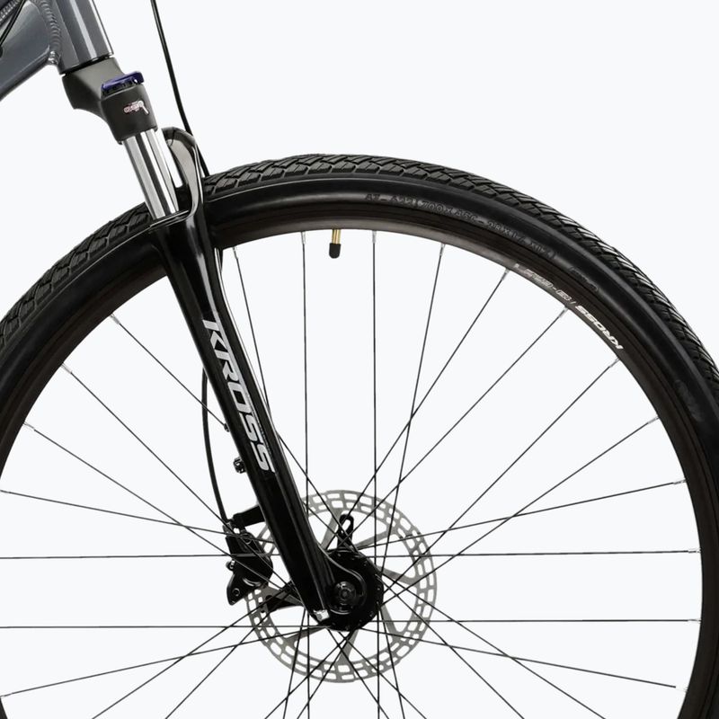 Bicicletta cross da donna KROSS Evado 5.0 In grey/blue/gloss 6