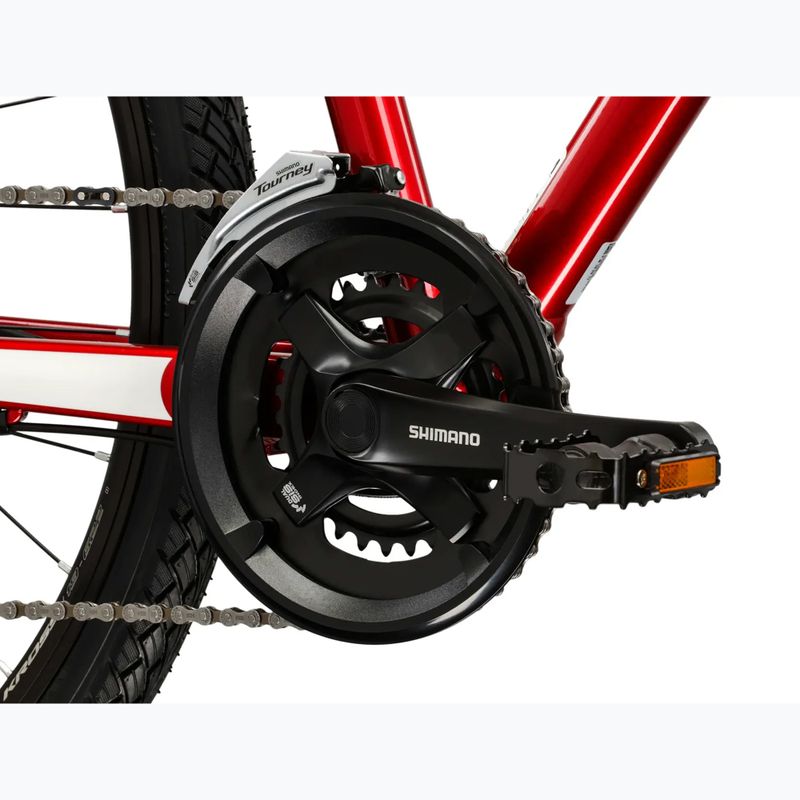 Bicicletta cross KROSS Evado 4.0 burgundy/white 9