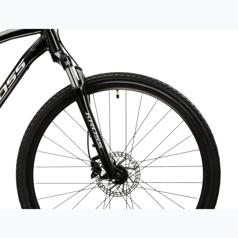 Bicicletta cross KROSS Evado 4.0 black/silver 6