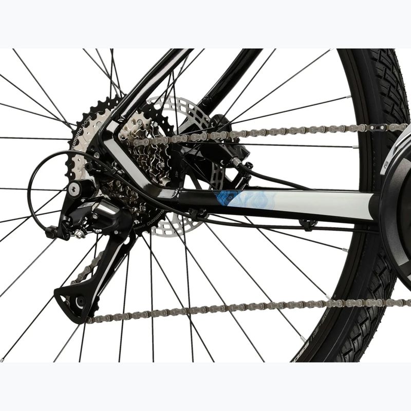 Bicicletta cross KROSS Evado 4.0 black/silver 8