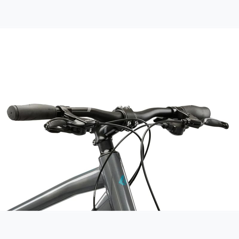 Bicicletta cross KROSS Evado 3.0 grey/teal/gloss 4