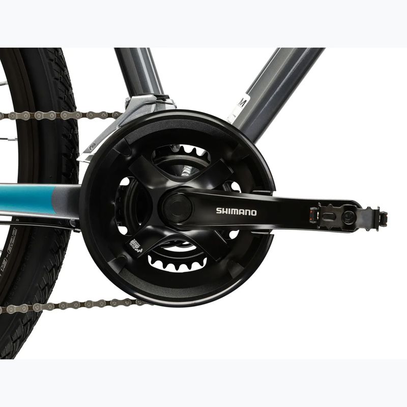 Bicicletta cross KROSS Evado 3.0 grey/teal/gloss 10