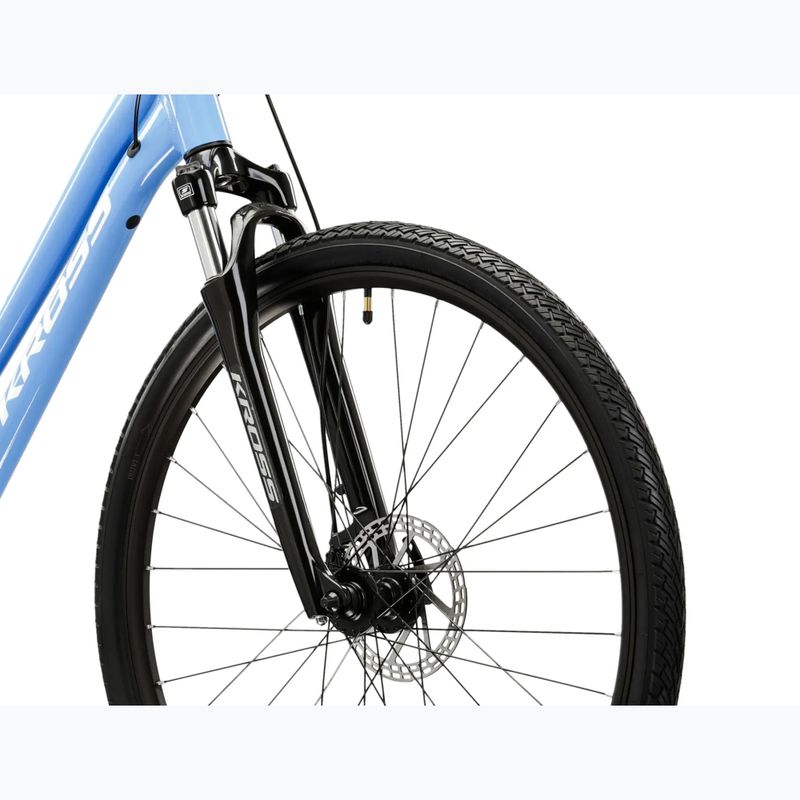 Bicicletta cross da donna KROSS Evado 3.0 In blue/white/gloss 5