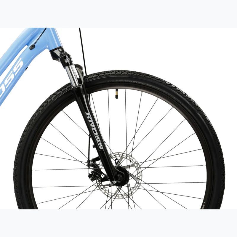 Bicicletta cross da donna KROSS Evado 3.0 In blue/white/gloss 6