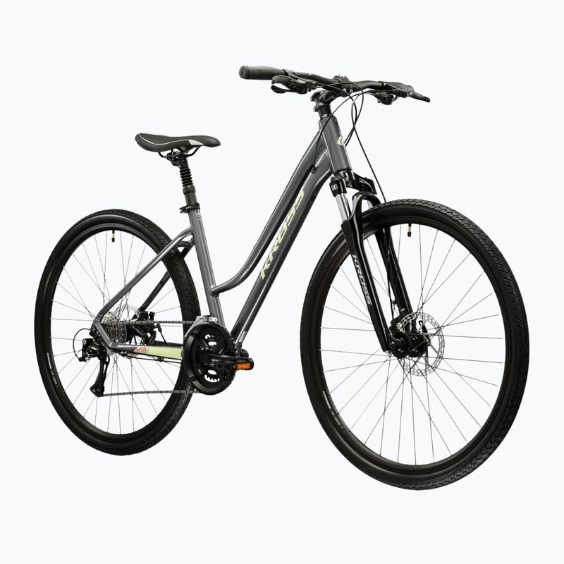 Bicicletta cross da donna KROSS Evado 3.0 In gray/green 2