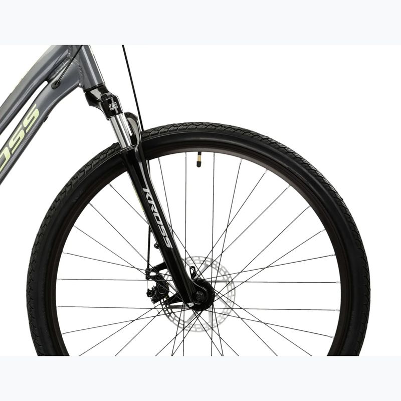 Bicicletta cross da donna KROSS Evado 3.0 In gray/green 6