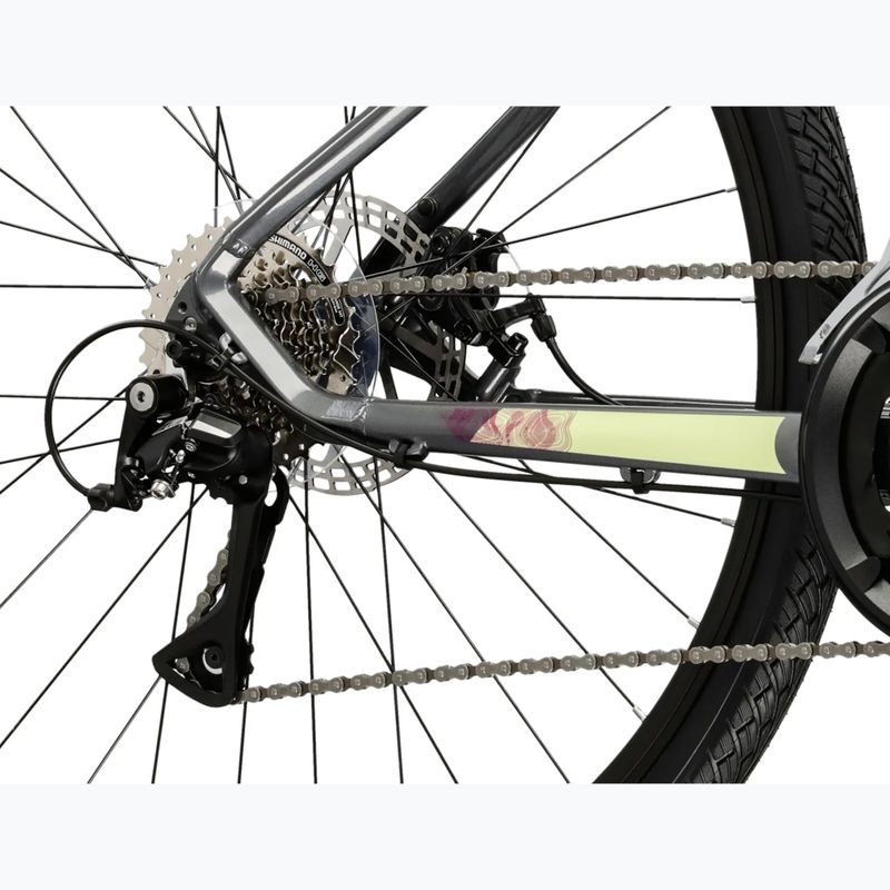 Bicicletta cross da donna KROSS Evado 3.0 In gray/green 8