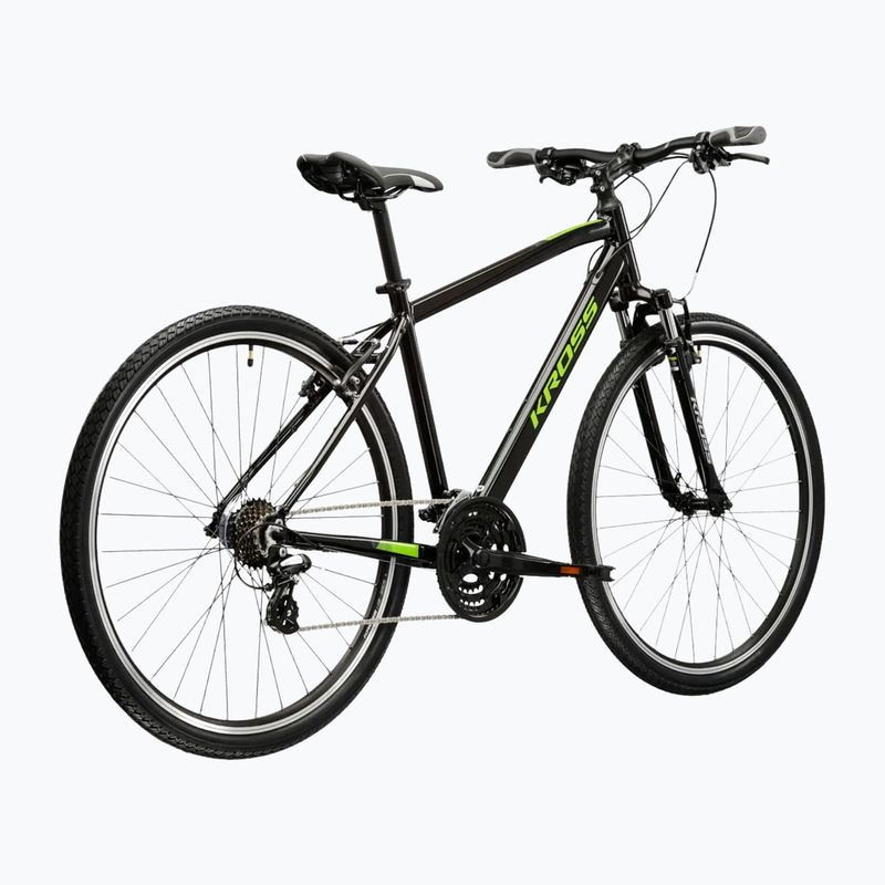 Bicicletta cross KROSS Evado 2.0 black/green/gloss 3