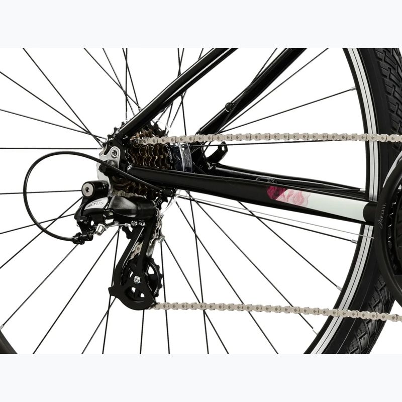 Bicicletta cross da donna KROSS Evado 2.0 In black/pink/gloss 7