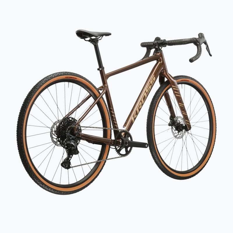 Bicicletta gravel KROSS Esker 2.0 brown/beige/gloss 3