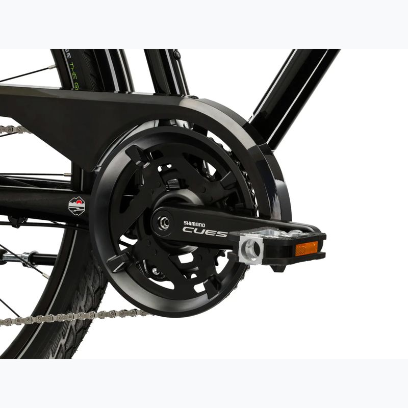 Bicicletta trekking da uomo KROSS Trans 7.0 black/silver/gloss 9