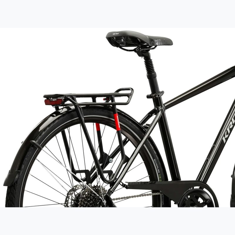 Bicicletta trekking da uomo KROSS Trans 7.0 black/silver/gloss 11