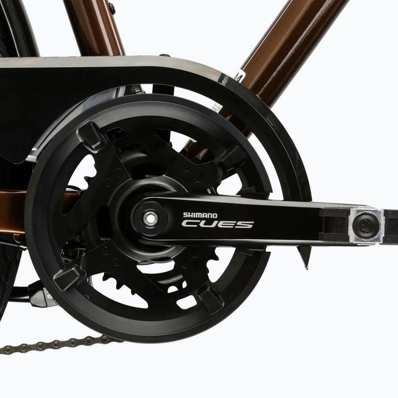 Bicicletta trekking da uomo KROSS Trans 5.0 brown/silver/gloss 10