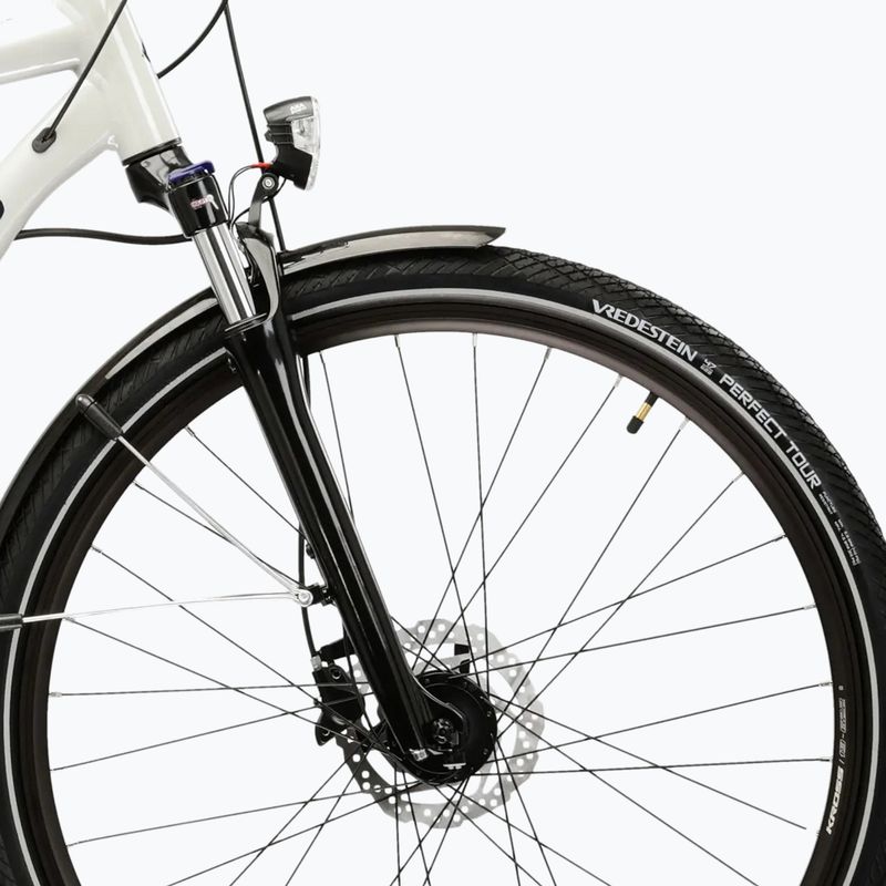 Bicicletta trekking da uomo KROSS Trans 5.0 grey/navy/gloss 6