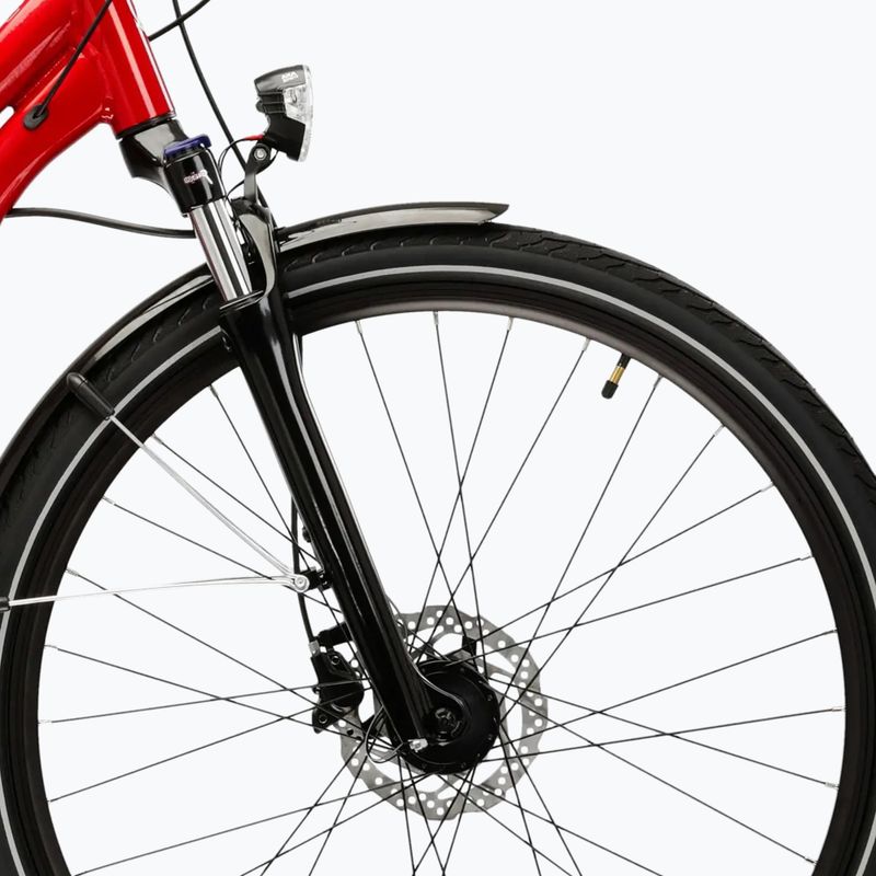 Bicicletta da trekking da donna KROSS Trans 5.0 In red/silver/gloss 6