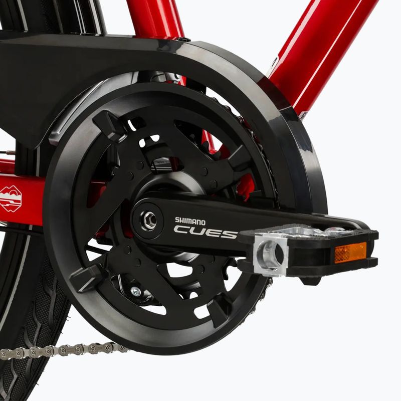 Bicicletta da trekking da donna KROSS Trans 5.0 In red/silver/gloss 9