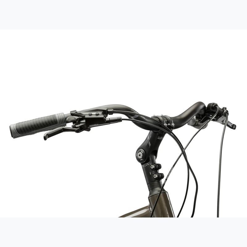 Bicicletta trekking da uomo KROSS Trans 4.0 brown/silver/gloss 4