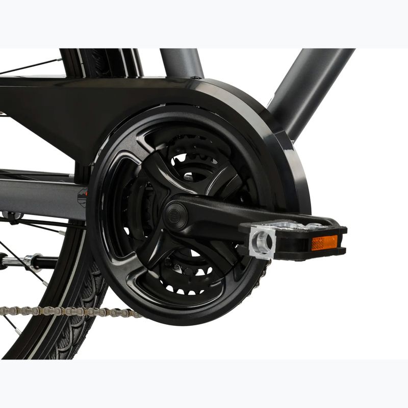 Bicicletta trekking da uomo KROSS Trans 4.0 grey/black/matte 9