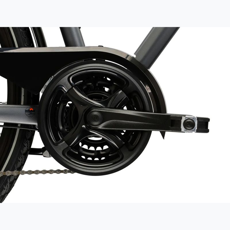 Bicicletta trekking da uomo KROSS Trans 4.0 grey/black/matte 10