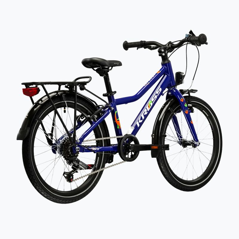 Bicicletta per bambini KROSS Level Mini 3.0 Eq navy blue/white/gloss 3