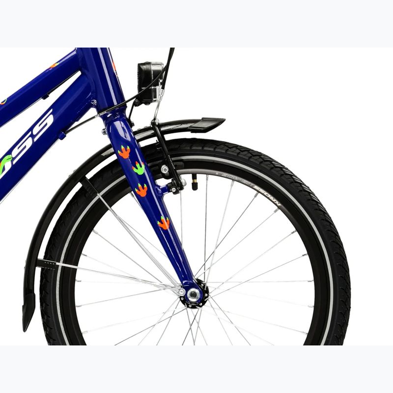 Bicicletta per bambini KROSS Level Mini 3.0 Eq navy blue/white/gloss 6