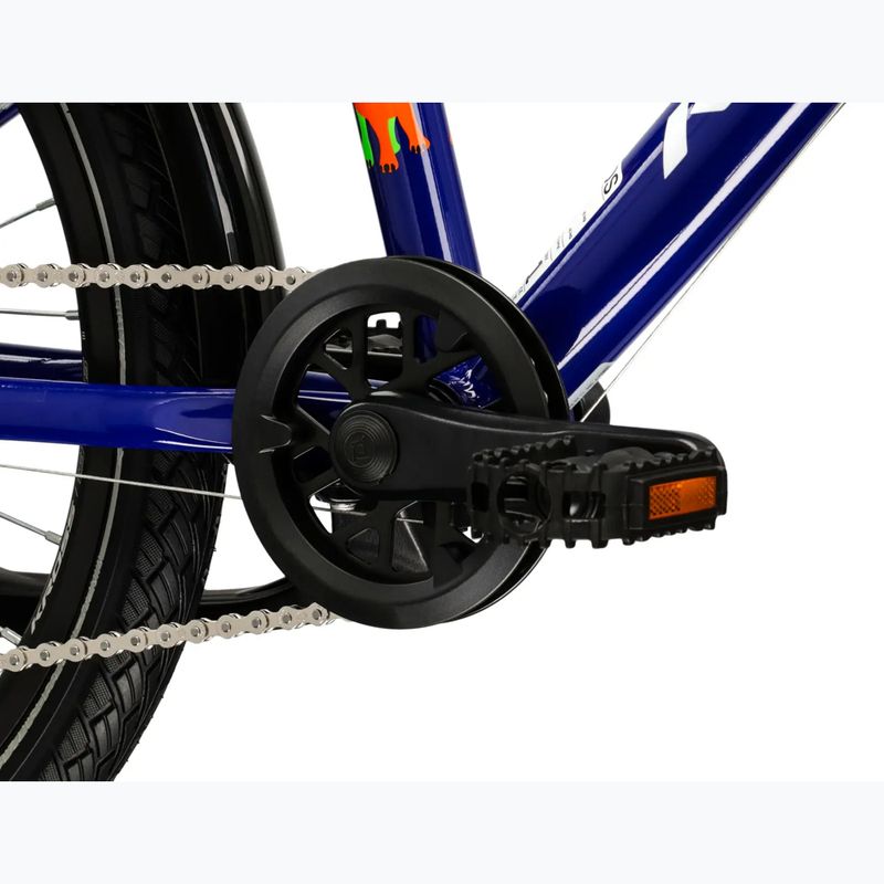 Bicicletta per bambini KROSS Level Mini 3.0 Eq navy blue/white/gloss 8