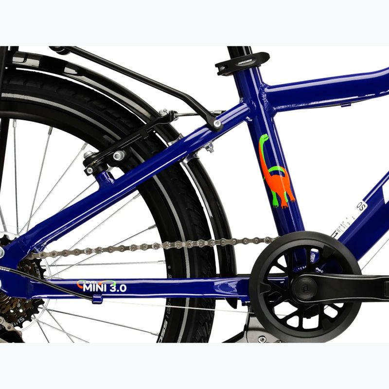 Bicicletta per bambini KROSS Level Mini 3.0 Eq navy blue/white/gloss 11