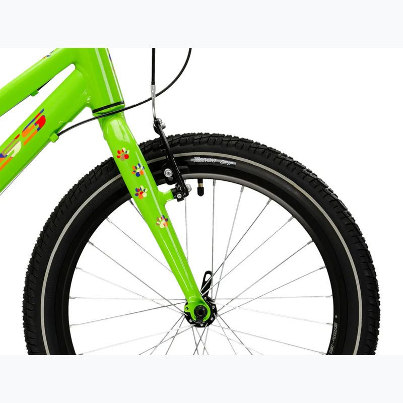 Bicicletta per bambini KROSS Level Mini 3.0 green/orange/gloss 6