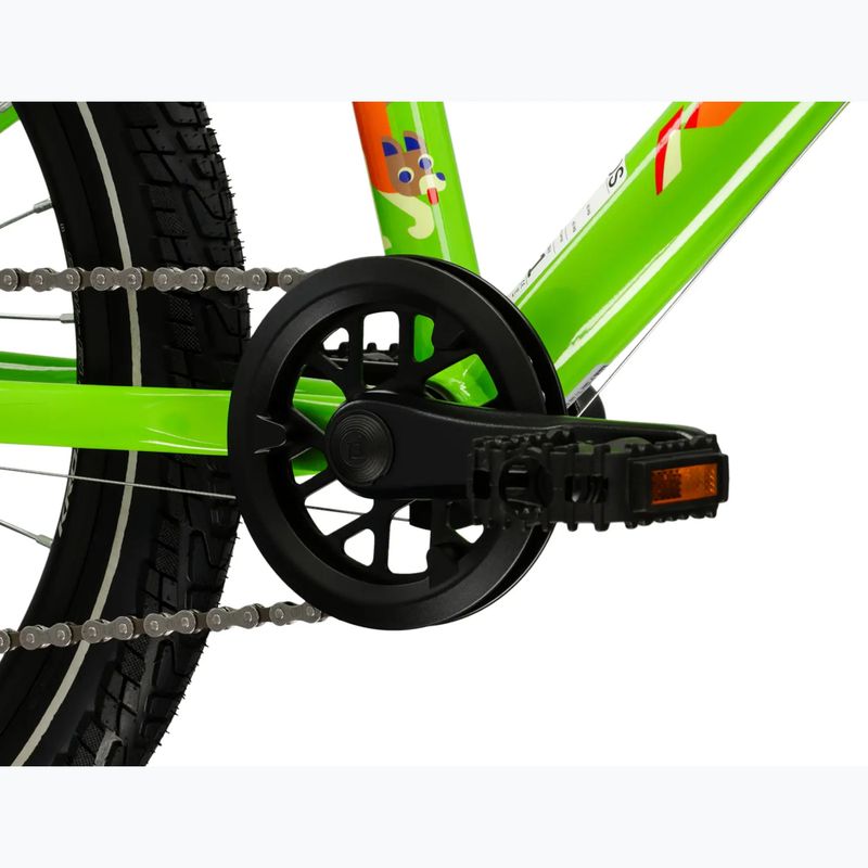 Bicicletta per bambini KROSS Level Mini 3.0 green/orange/gloss 8
