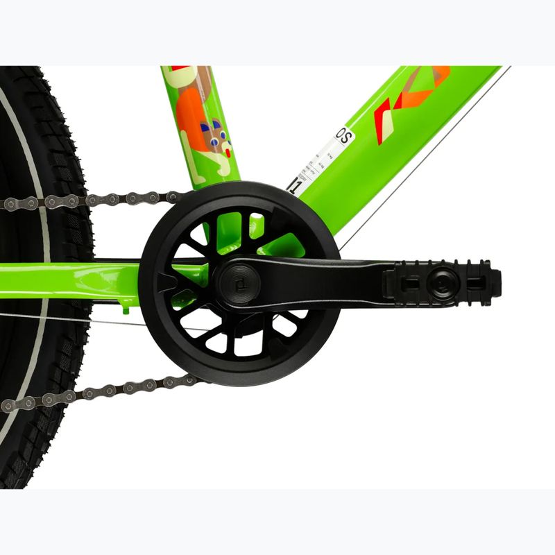Bicicletta per bambini KROSS Level Mini 3.0 green/orange/gloss 9