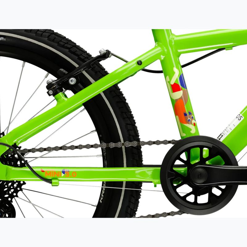 Bicicletta per bambini KROSS Level Mini 3.0 green/orange/gloss 10