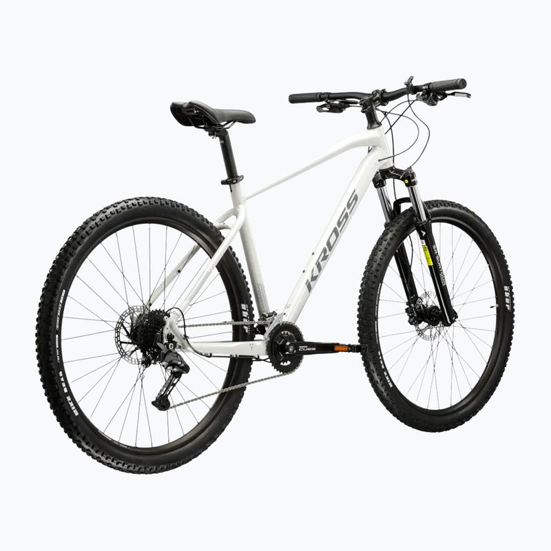 Bicicletta da montagna KROSS Hexagon 5.0 27.5" 2025 grey/grey/gloss 3