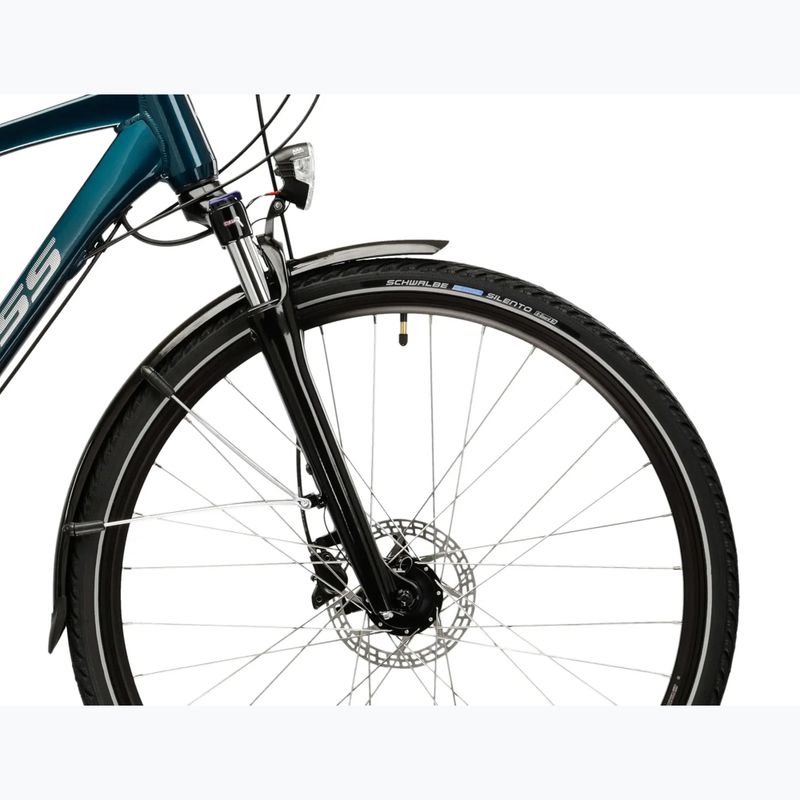 Bicicletta da trekking KROSS Explorer 4.0 turquoise/silver/gloss 6