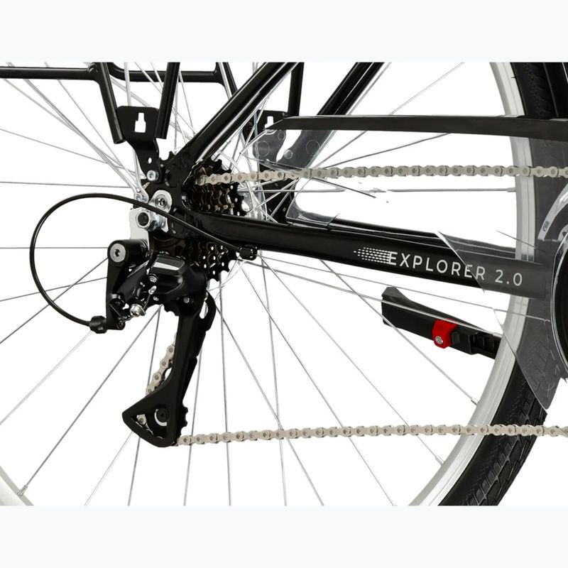 Bicicletta da trekking KROSS Explorer 2.0 black/silver/gloss 7