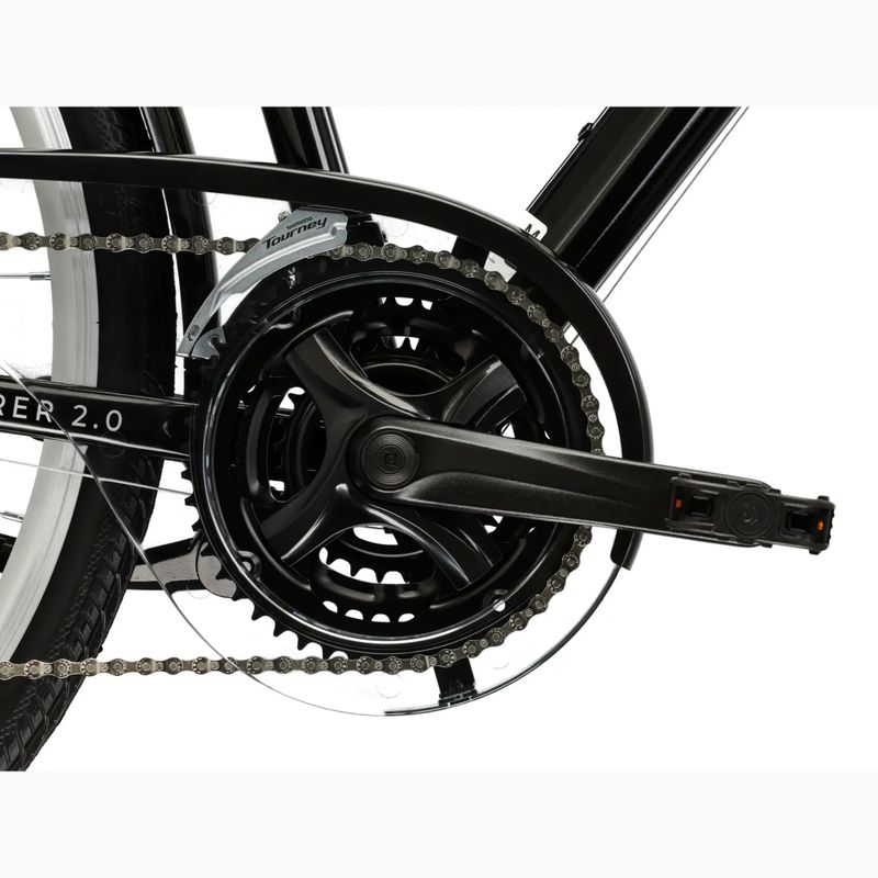 Bicicletta da trekking KROSS Explorer 2.0 black/silver/gloss 9