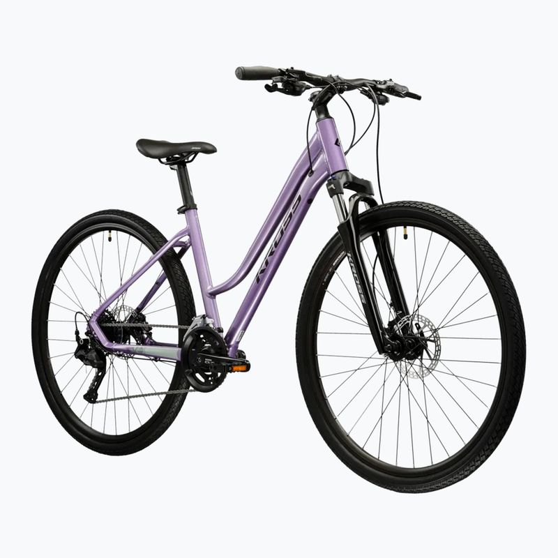 Bicicletta cross da donna KROSS Evado 5.0 In purple/black/gloss 2