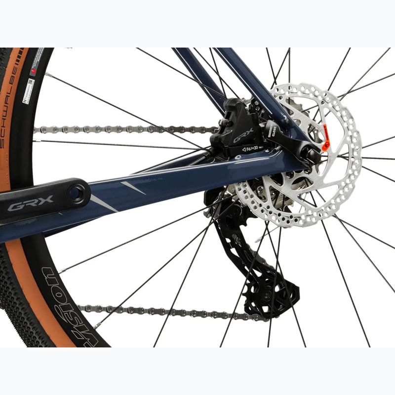 Bicicletta gravel KROSS Esker 8.0 navy/blue/gloss 12